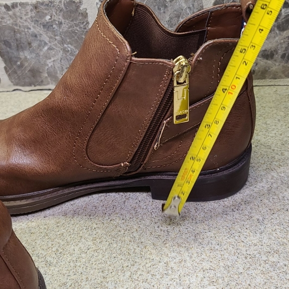 TOMMY HILFIGER Size 8 M Ankle Boots Brown - Picture 5 of 12
